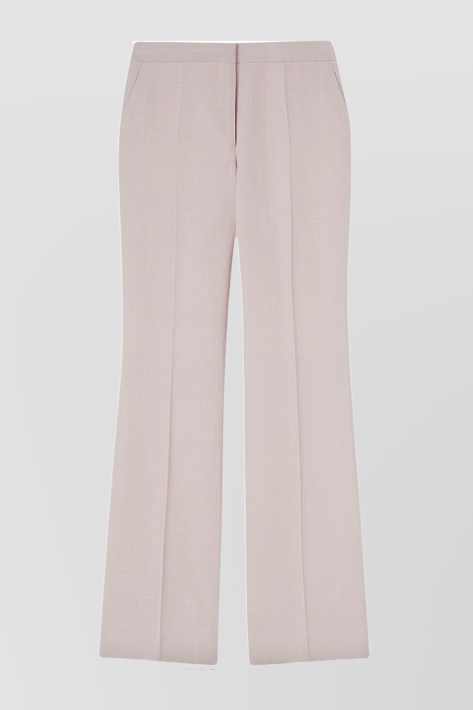Shop Jil Sander Straight Leg Fluid Silk And Viscose Pants In Pink