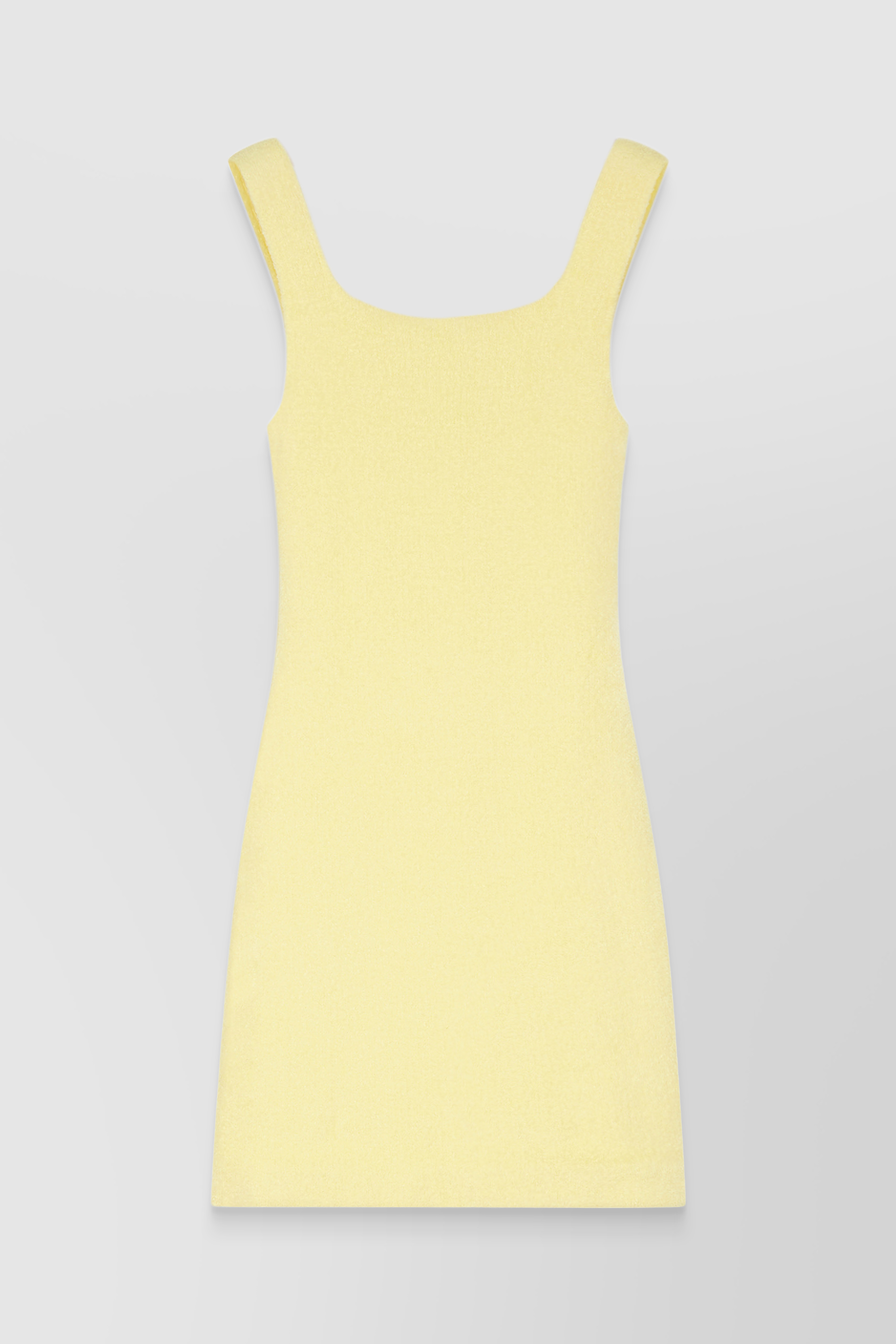 Shop Patou Textured Mini Dress In Yellow